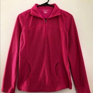 Hot Pink Fleece Workout Hoodie